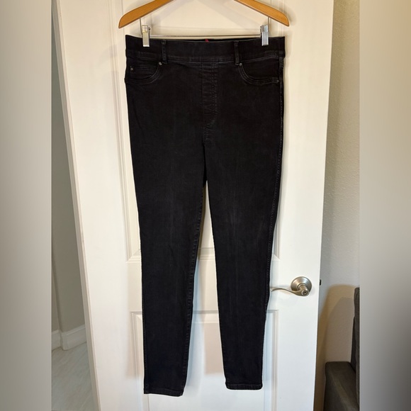 Spanx Shape Ankle Skinny Jeans Black EveryWear Style #20278T Size XL Tall - Picture 2 of 10